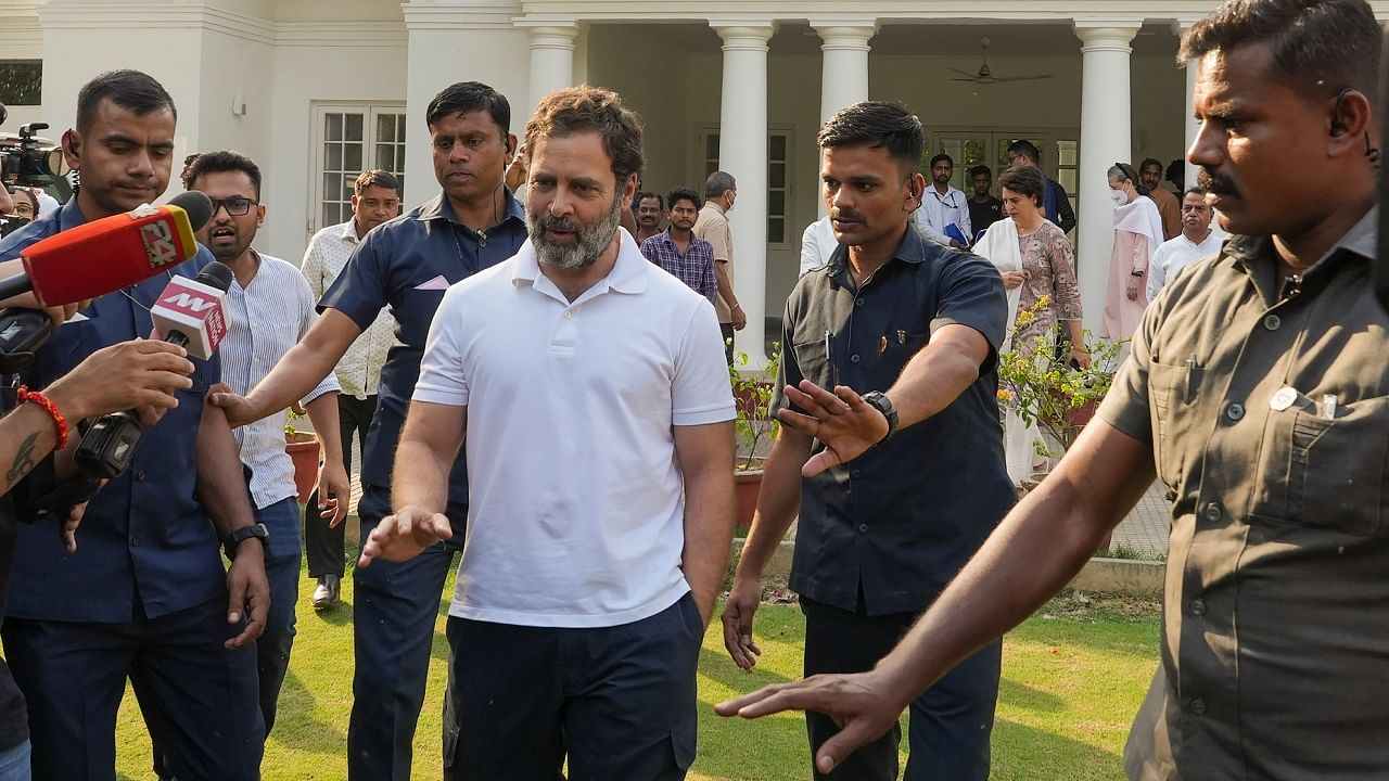 After Ls Disqualification Rahul Gandhi Vacates Delhi Bungalow